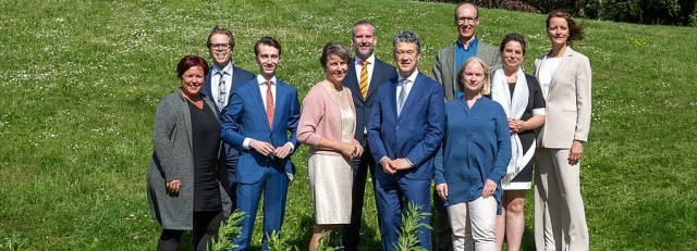 20180517 Foto bij presentatie bestuursakkoord - heel onderhandelteam