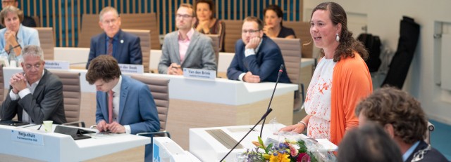 Beediging Harry Hindriks en Annemiek Stam voor ChristenUnie in gemeenteraad Ede - Foto Niek Stam-535